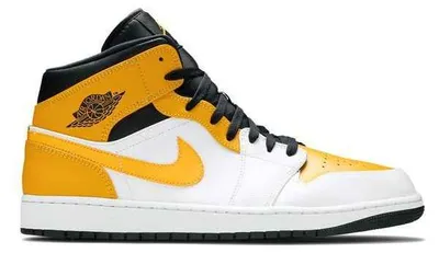 Produktbild von Air Jordan 1 Mid University Gold - EU: 49.5