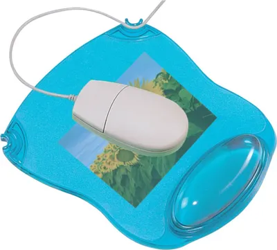 Produktbild von Podložka pod myš a zápästie gélová Q-CONNECT modrá