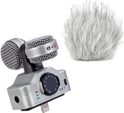 Produktbild von Zoom iQ7 Mikrofon für iOS-Geräte mit Windschutz