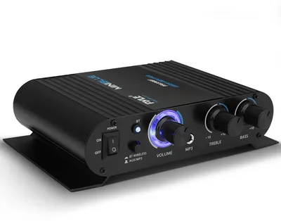 Produktbild von Pyle Mini Bluetooth Stereo Verstärker, 90W Audio Receiver mit 3 Eingänge