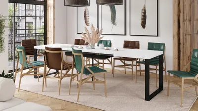 Produktbild von Design Esstisch Avari Tisch XXL ausziehbar 120 bis 270 cm