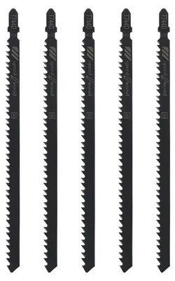 Obrázek produktu pro 5 kusů pilových listů T744D, ocel, délka řezu 150 mm, určené pro řezání dřeva a plastu