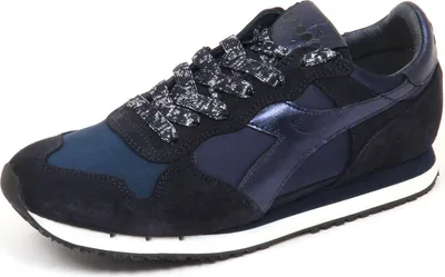 Produktbild von E6890 sneaker donna blu DIADORA HERITAGE TRIDENT scarpe Wildleder/Satin Schuh Frau