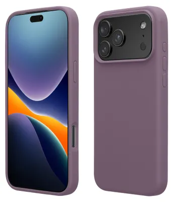 Produktbild von kwmobile Handyhülle für iPhone 17 Pro Max Hülle, für iPhone 17 Pro Max Case - Hülle Silikon - kabelloses Laden - Helle Iris