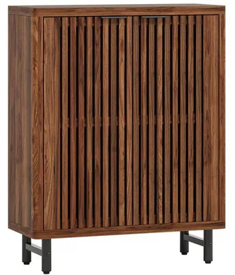 Immagine prodotto di Scarpiera in legno a 6 ripiani HOGA-NY224, 33,8 x 81,5 x 109,7 cm, marrone