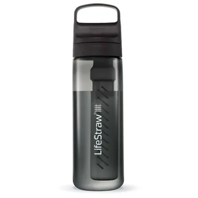Produktbild von LifeStraw LGV422GYWW, Filterflasche, 0,65 l, Schwarz, Transparent