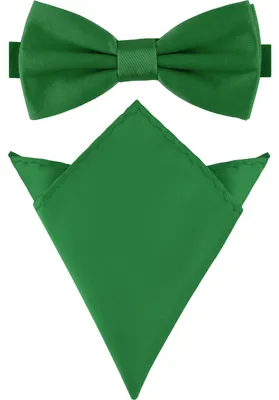 Produktbild von Ladeheid Herren Schmale Fliege & Einstecktuch Set M/P (12cm x 6cm, 22cm x 22cm)