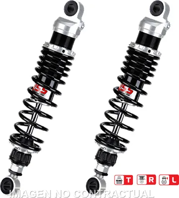 Zdjęcie produktu dla Tylny amortyzator stereo serii Z362 pasujący do Yamaha SR 400 (77-06), SR 500 (84-99) RZ362-320TRL-47-88