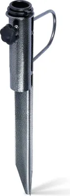Zdjęcie produktu dla Stojak do parasola ogrodowego wbijany metalowy 42,5 cm