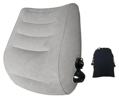 Immagine prodotto di Cuscino gonfiabile da viaggio con supporto lombare e custodia