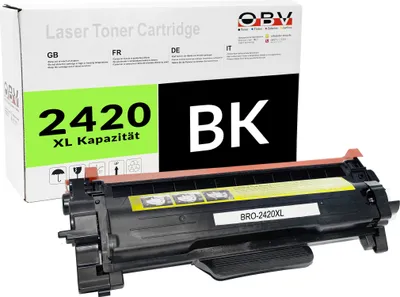 Produktbild von Kompatibler XL Toner für DCP-L2510D DCP-L2512D ersetzt TN-2420 Schwarz - ca. 6000 Seiten