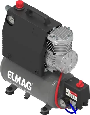 Produktbild von ELMAG Spezialkompressor ÖLFREI SILVERSTONE 2, 12/24 V., 5 lt. Kessel