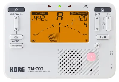 Produktbild von Korg TM-70T-WH - Stimmgerät und Metronom - weiß