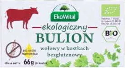 Produktbild von Gewürfelte Rinderbrühe ohne Palmöl glutenfrei66 g EkoWital