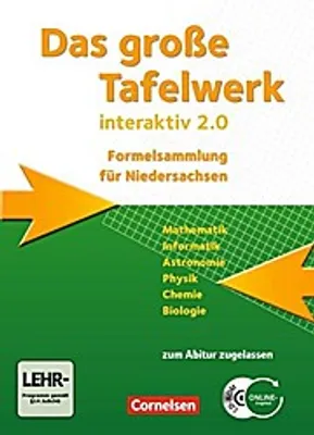Obrázek produktu pro große Tafelwerk interaktiv 2.0 Niedersachsen. Schülerbuch