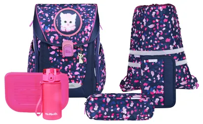 Image de McNeill sac d'école Primo Schoolbag Set 9 pièces Dream rose