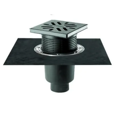 Produktbild von Dallmer Hof-/ Parkdeckablauf 616.0 DallBit, DN100, Gussrost