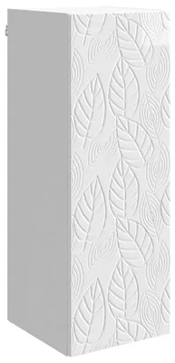 Produktbild von vidaXL Wandschrank Hochglanz Weiß 33 x 34,5 x 90 cm Holzwerkstoff