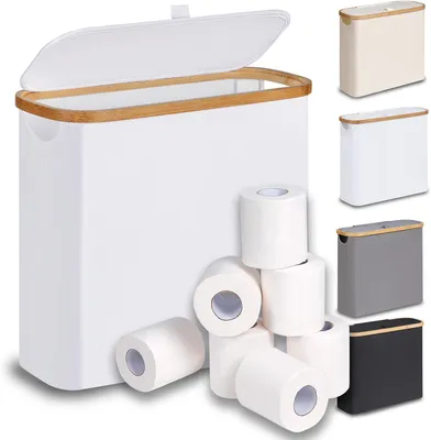 Produktbild von Toilettenpapier Aufbewahrungskorb 28 l, mit Deckel, für Badezimmer