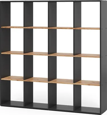 Produktbild von Raumteiler Vicco Karree Anthrazit/Goldkraft Eiche 142.4 x 143 cm, Model 56303