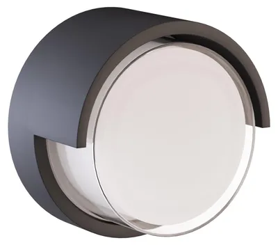 Image de Applique Murale Extérieure Ronde Led Blis 15 W, Interrupteur Cct 2700 K/3200 K/4000 K, Noir Mat, Faisceau 250°, Beneito & Faure, Éclairage