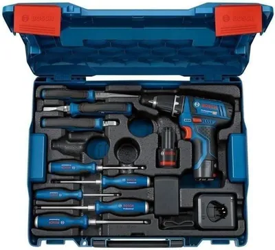 Produktbild von Combo Kit GSR 12V-15 Professional und Handwerkzeuge