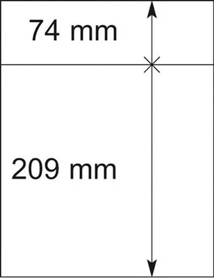 Produktbild von Lindner 802214P T-Blanko-Blätter - 10er-Packung