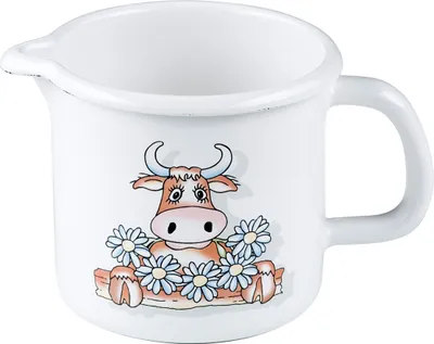 Produktbild von Riess Schnabeltopf Ø10cm 0,75 Liter Emaille Country Almliesel