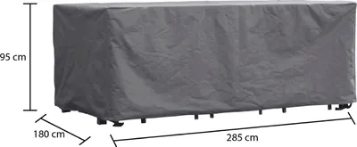 Produktbild von Winza Outdoor Covers - Gartenmöbelzubehör - Gartenmöbel-Schutzhüllen - Premium Abdeckung/Schutzhülle Gartenmöbelset - 285x180x95 cm