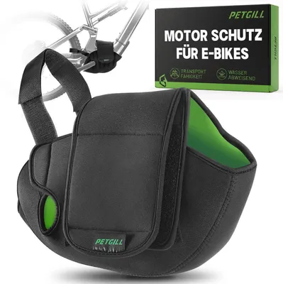 Productafbeelding van Beschermhoes voor e-bike motor, neopreen, 5 mm, waterdicht, transportbescherming, middenmotor, universeel