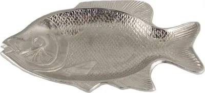 Produktbild von 440s Exner Schale Fisch, Aluminium, silber-farben, L ca. 34 cm