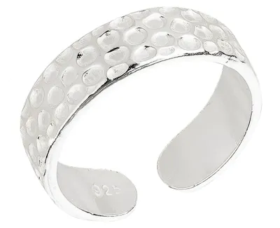 Produktbild von Zehenring Zehring feine Strukturdesign 925 Silber