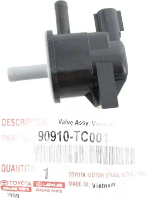 Produktbild von TOYOTA Auris Corolla Prius Camry Unterdrucksensorventil 90910-TC001 OE