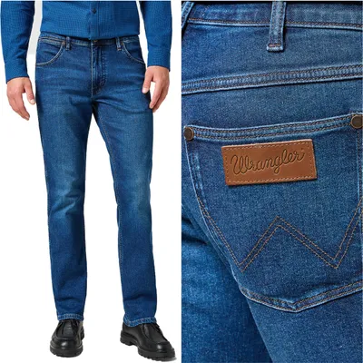 Obrázek produktu pro WRANGLER, Pánské džíny, rovný střih, GREENSBORO, W31 L34, Blau, Jeans, baggyjeans, buggy