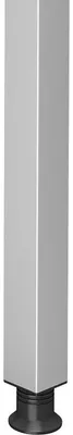 Produktbild von Stützfuß 6cm quadratisch Q Silber