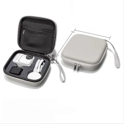 Produktbild von INF EVA Canvas Tasche Insta360 GO Ultra gepolstert Reise 15.8x13.8x5.9cm Grau
