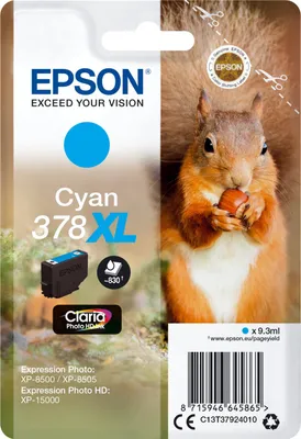 Image de Epson Squirrel C13T37924020 cartouche d'encre 1 pièce(s) Original Rendement élevé (XL)