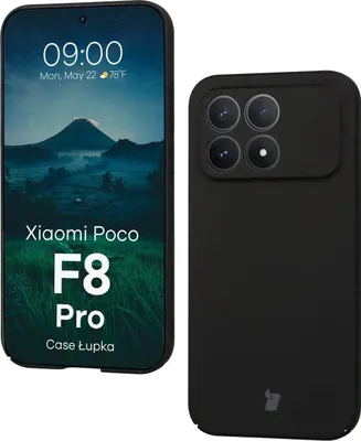 Produktbild von Handyhülle für Xiaomi POCO F8 Pro, Bizon Case Lupka, Schwarz