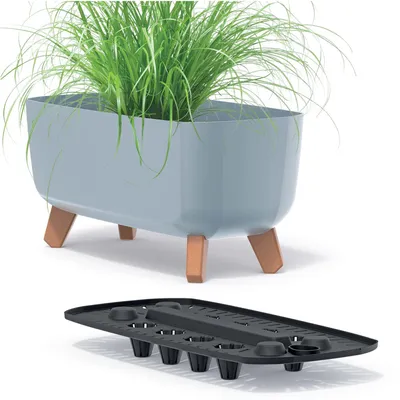 Zdjęcie produktu dla Doniczka Donica Ogrodowa Na Nóżkach Korytko 39Cm