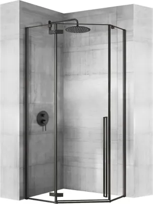 Obrázok produktu pre Sprchový Kút DIAMOND Black 90x90