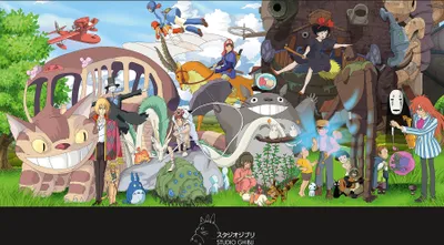 Produktbild von Studio Ghibli Poster Collage  91,5 x 61 cm