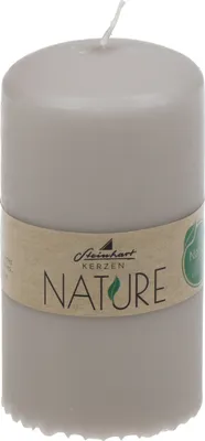 Produktbild von Stumpenkerzen Classic Nature Taupe 110 x Ø 57 mm aus 100% natürlichen Rohstoffen ohne Palmöl