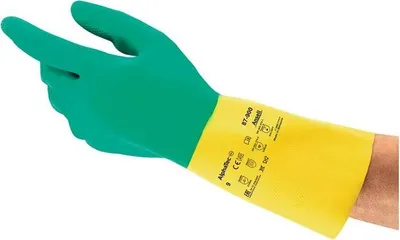 Immagine prodotto di Guanto chimico ANSELL AlphaTec taglia 8,5-9 verde / giallo EN 388 EN 374 EN 421 - 87-900-9
