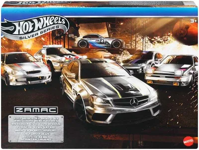 Produktbild von Hot Wheels Spielzeugautos Silver Series Zamac Multipack - limitierte Edition