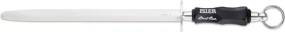 Produktbild von Giesser Messer Abziehstahl Wetzstahl Messerschärfer Form oval fein - 31 cm Schwarz