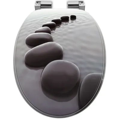 Produktbild von SEVICO WC Sitz Absenkautomatik Toilettendeckel Toilettensitz Klobrille MDF Klodeckel Softclose F140