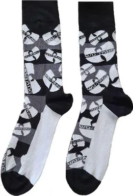 Produktbild von Wu-Tang Clan - Knöchelsocken für Herren/Damen Unisex RO14705 (37 EU - 40,5 EU) (Schwarz/Weiß)