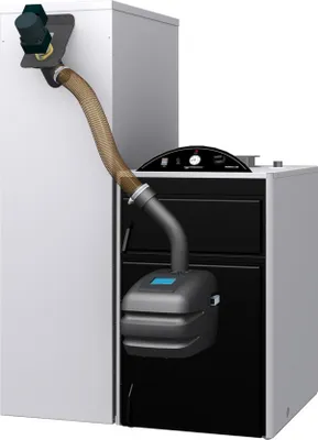 Produktbild von Pelletkessel Pellmax UB 18,4 kW inkl. Brenner VikingBIO G3 und Vorratsbehälter