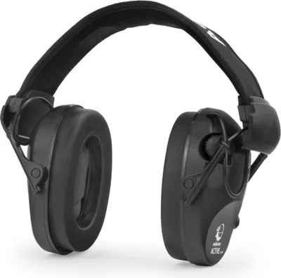 Zdjęcie produktu dla Ochronniki słuchu aktywne RealHunter Active PRO czarne + okulary