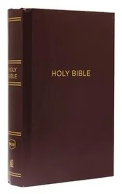 Obrázek produktu pro NKJV, Pew Bible, Large Print, Hardcover, Burgundy, Red Letter Edition